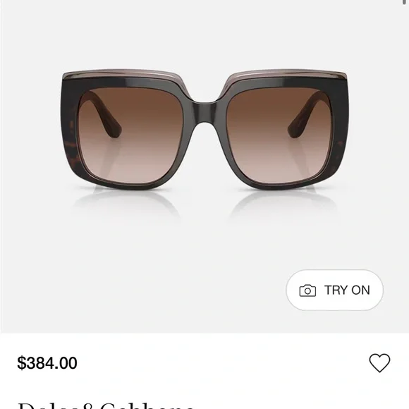 Dolce & Gabbana (style DG4414) Brown Tortoise Square  display picture 1